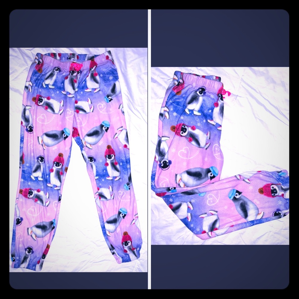 Justice skating penguins sleepwear / pajamas